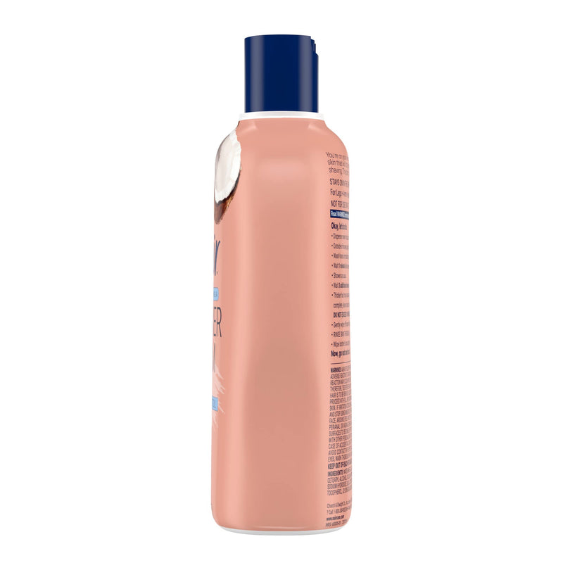 [Australia] - Nair Sensitive Formula Shower Cream Hair Remover with Coconut Oil and Vitamin E, 12.6oz 
