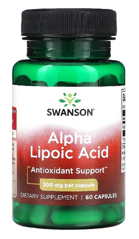 [Australia] - Swanson - Alpha Lipoic Acid | Antioxidant Protection, Metabolism and Energy | 300mg - 60 capsules 