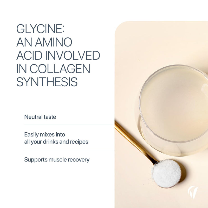 Crystallized Glycine 6000 mg per Serving – Vegan Amino Acid Supplement for Recovery, Joint Comfort & Restful Sleep – 50 Servings-Vitavea
