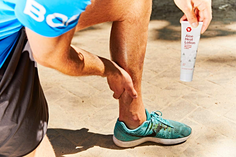 [Australia] - Forever Living - Forever Aloe Heat Lotion with Menthol & Eucalyptus Fragrance - Relaxation and Skin Nourishment - Vegan-Friendly Formula - 4 fl oz. 