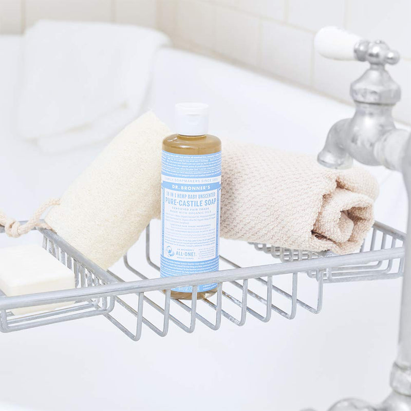[Australia] - Dr. Bronner's - Pure-Castile Liquid Soap (Baby Unscented, 8 Ounce) - Made with Organic Oils, 18-in-1 Uses: Face, Hair, Laundry, Dishes, For Sensitive Skin, Babies, No Added Fragrance, Vegan, Non-GMO 8 oz 