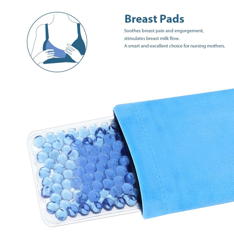 [Australia] - ACWOO Postpartum Compress Cold & Warm, Postpartum Compress for Caesarean Section, Hemorrhoids or Menstrual Cramps Pain and Discomfort (Blue) Blue 