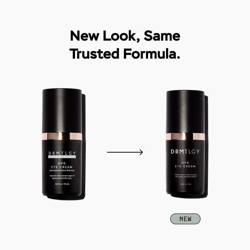 DRMTLGY HPR Eye Cream | Anti-Aging Undereye Cream | Fine line smoothing, Dark circle reduction, Peptides, Hydroxypinacolone retinoate (HPR), Vitamin E, Overnight renewal