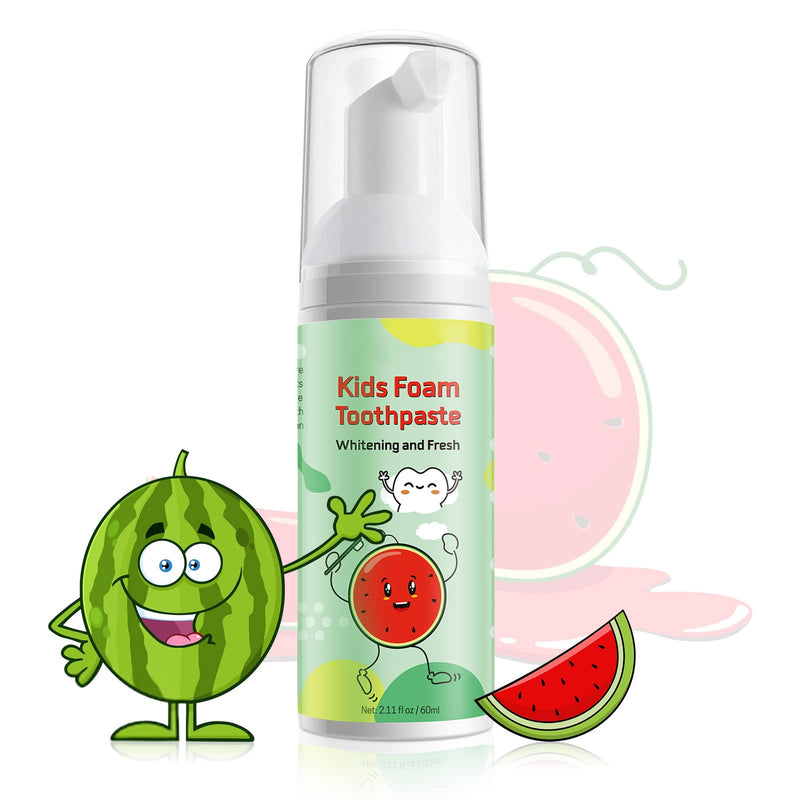 [Australia] - Foam Toothpaste Kids, 4 Packs Kids Foam Toothpaste for U-Shape Electric Toothbrush, Toddler's Toothpaste with Low Fluoride, Children Oral Cleaning for Best Result 4 Flavors Kids Toothpaste 