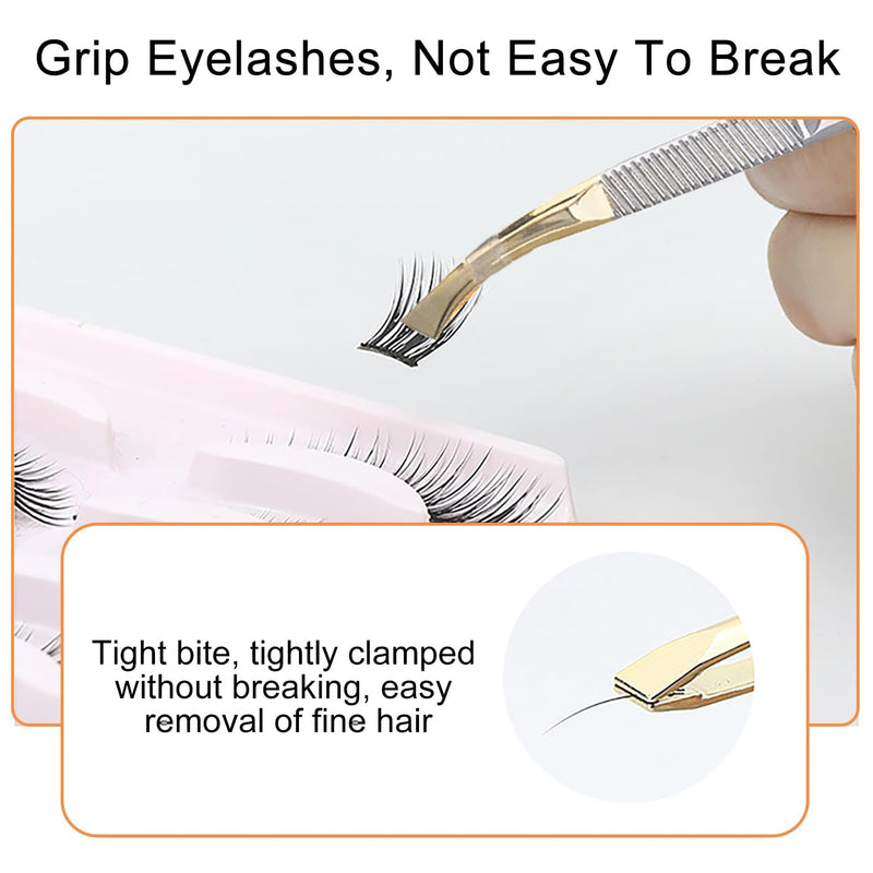 [Australia] - liuchanghe tweezers, professional eyebrow tweezers with non-slip handle, for plucking eyebrows, beard hair or small eyebrows for men and women 