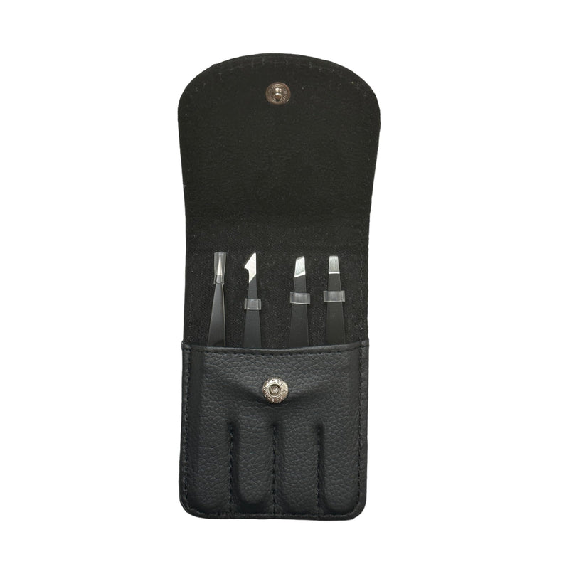 Tweezer Set - High Grade Tweezers For Women And Men, Perfect For Eyebrows Facial Hair Ingrown Hair And Splinter Removal