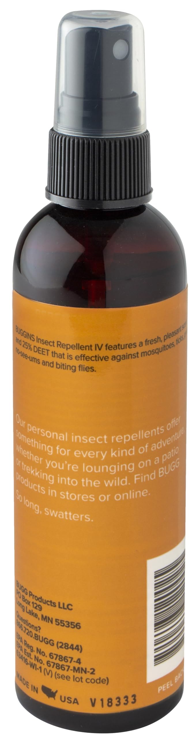 [Australia] - BUGGINS IV Performance - Insect Repellent - Mosquitoes, Gnats, Ticks, and Biting Flies, 25% DEET, Powdery Scent - 4 oz Pump Spray Bottle 4 Fl Oz (Pack of 1) 