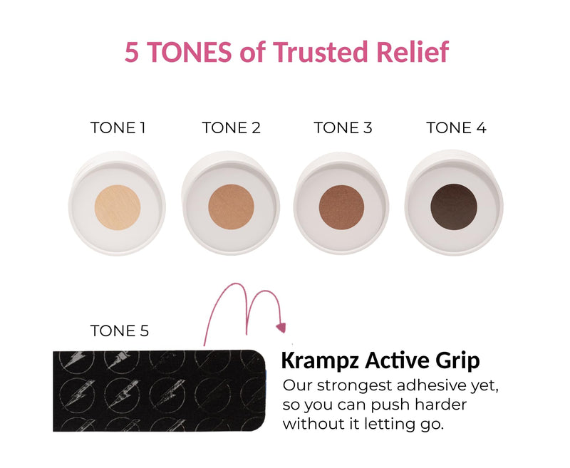 [Australia] - Krampz Menstrual Pain Relief Patches, Period Wellness, and Discomfort Support for Women, Tone 2 128 