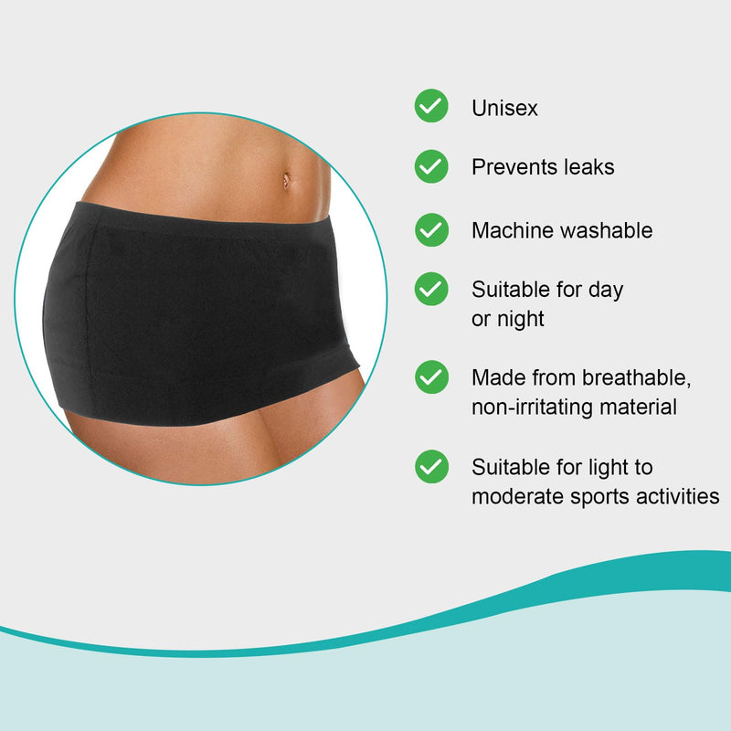 [Australia] - Ostomy Support Garment, Ostomy Belt, Ostomy Belt for Women Men, Ostomy Bag Covers, Stealth Ostomy Support Belt, 33.5" - 44" Hip Circumference (Small/Medium) Small/Medium 