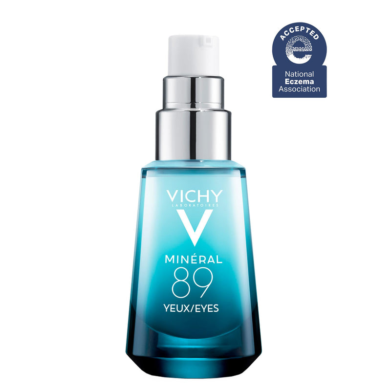 Vichy Mineral 89 Eye Serum | Hyaluronic Acid + Caffeine Eye Cream | Under Eye Cream For Dark Circles | Under Eye Brightener | Hydrating Eye Cream | Eye Puffiness Reducer | Opthalmologist Tested