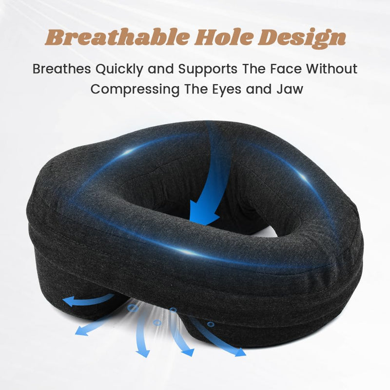 [Australia] - Face Down Pillow - Post Surgery Recovery Pillow for BBL, Post Eye Surgery & Vitrectomy Grey 