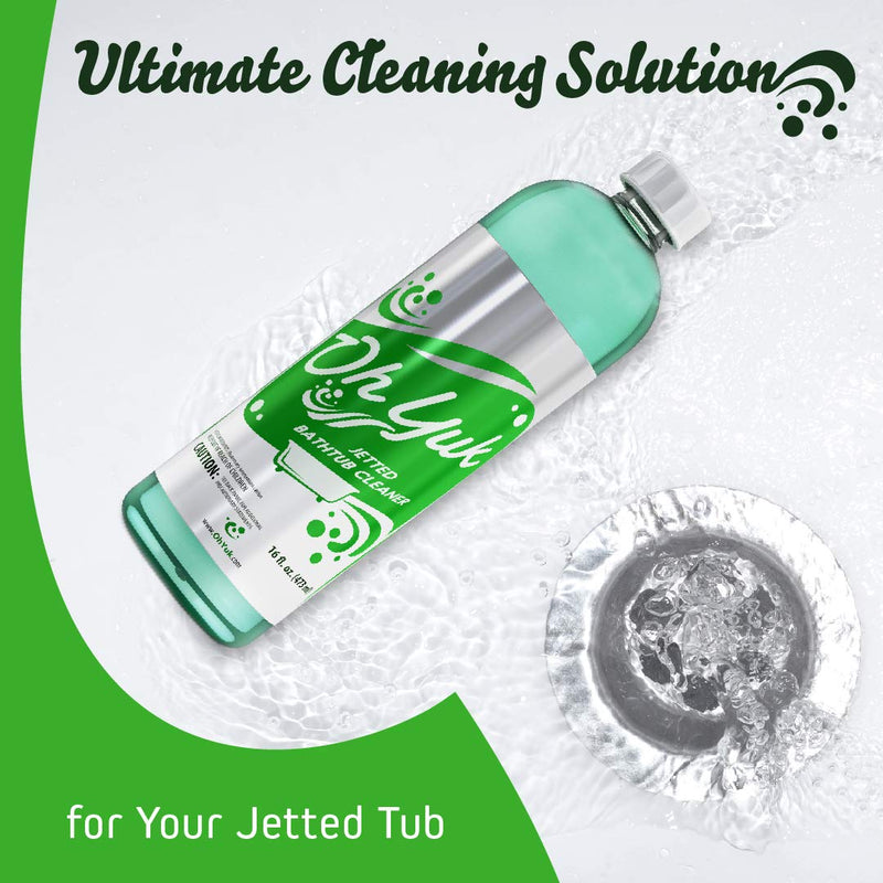 [Australia] - Oh Yuk Jetted Tub Cleaner for Jacuzzis, Bathtubs, and Whirlpools - 16 Ounces 16 Fl Oz (Pack of 1) 