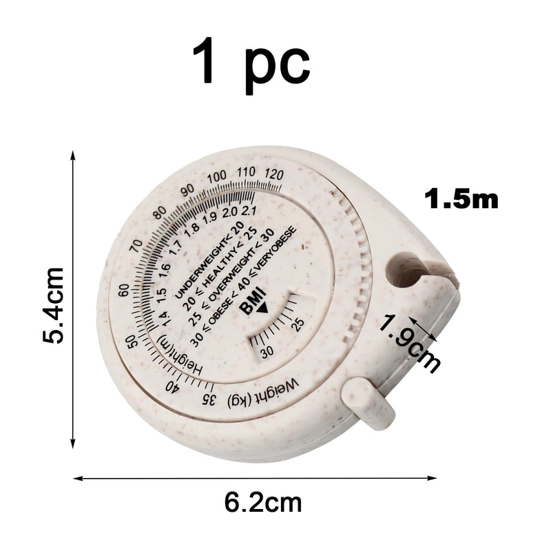 [Australia] - 1 piece body measuring tape with BMI, body measuring tape 150 cm, body measuring tape, body measuring tape, tailor measuring tape, fitness gadgets for men and women, body measurement monitoring BMI 