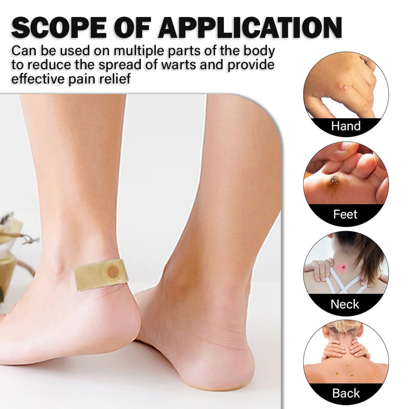 [Australia] - FERCAISH Pack of 24 wart remover corn plasters, thorn warts removal, corn removal pads, corns remover pads, pressure protection plasters, wart plasters for feet 