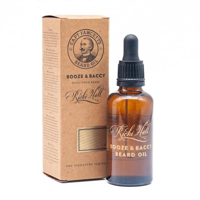 [Australia] - Captain Fawcett Beard Oil Booze & Baccy by Ricki Hall 10ml 