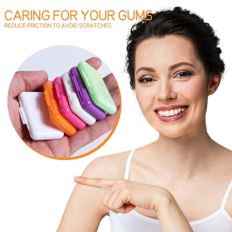 [Australia] - 15 Pack Colorful Braces Wax Dental Care Orthodontic Wax for Braces Wearer (10 Color) 15 Pack 