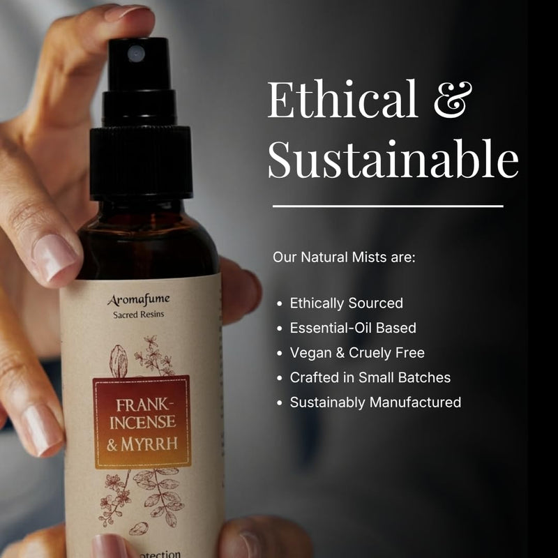 Sacred Air Freshener Spray Gift Set, 3x50ml, Aromafume | Natural & Non-Toxic Air Freshener Sprays for Home, Fabric & Linen Mist | Ideal for Deep Relaxation, Spirituality & Rituals
