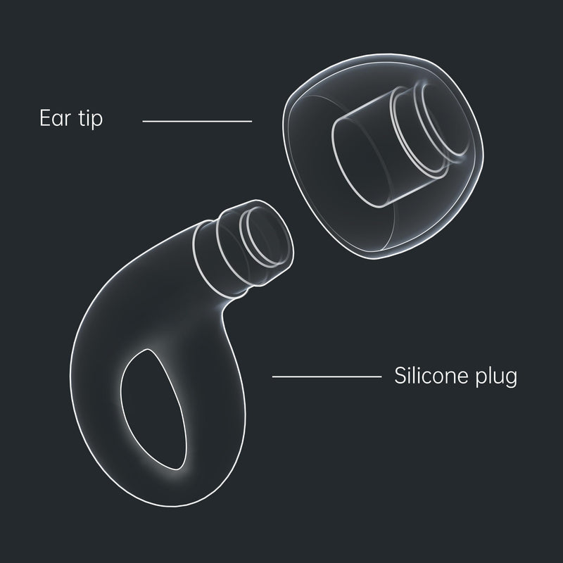 [Australia] - Ear Plugs for Sleeping Noise Cancelling, Reusable Silicone Earplugs for Sleeping, Noise Reduction, Deep Focus, Travel, High Fidelity Hearing Protection, 30dB Noise ReductionÔºàBlackÔºâ Black 