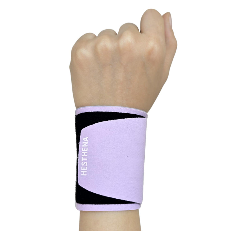 Wide Fit Wrist Support Brace for Pain Relief – Thumb-Free, Lightweight & Soft Ideal for Carpal Tunnel, Typing, Daily Use (1pc) Lavender