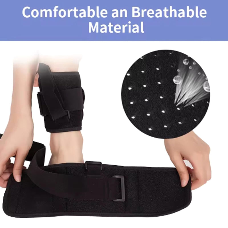 [Australia] - Wilsonzin foot lift splint for foot lift weakness, ankle joint orthosis, adjustable ankle stabilization & foot drop support. Helps with valgus foot, nerve injuries, leg muscle disorders 