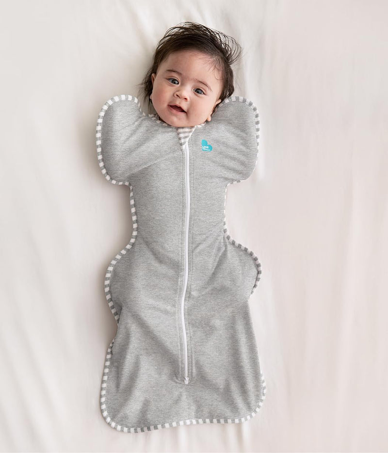 Love to Dream Swaddle UP, Baby Sleep Sack, Self-Soothing Swaddles for Newborns, Get Longer Sleep, Snug Fit Helps Calm Startle Reflex, New Born Essentials for Baby, 8-13lb, Grey Gray Small (8-13 lbs.)