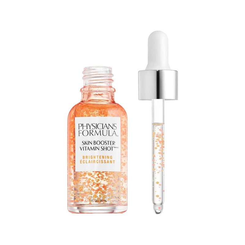 Physicians Formula Skin Booster Vitamin Shot, Brightening Serum with Vitamin C, Licorice & B3, Targets Dark Spots for Radiant Glow – Brighten (Pack of 2) Clear 1 Fl Oz (Pack of 2)