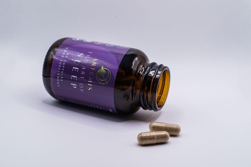Complete Sleep Supplement | Magnesium, Ashwagandha, L-Theanine, Reishi & Chamomile | Deep Sleep, Stress & Anxiety Relief | Nightime Menopause & Perimenopause Support | 60 Vegan Capsules