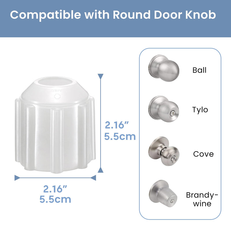 [Australia] - Glow in The Dark Knob and Handle Cover Set - 4 pieces each - Arthritis and Senior Living Aids - Better Grip, no more static and orientation at night time Knob Cover 
