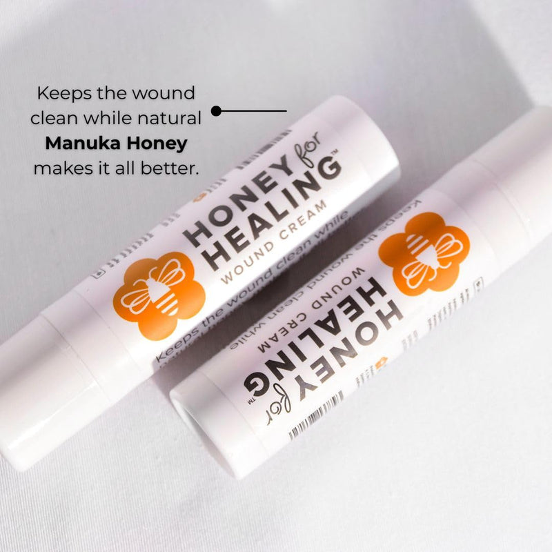 [Australia] - Manuka Honey Wound Cream with UMF 15+, Fast-Absorbing, Non-Sticky Formula for Cuts, Burns, Scrapes, Minor Injuries ‚Äì 1.75oz / 50 g 