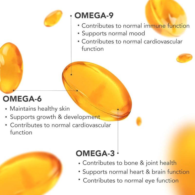 Hemp Seed Oil Softgels 1000mg - 90 Cold Pressed Capsules - High Strength - Pain Relief Support Supplement - Healthy Rich Seed Oil Combining a Balanced Omega 3, Omega 6 & Omega 9 - GLA