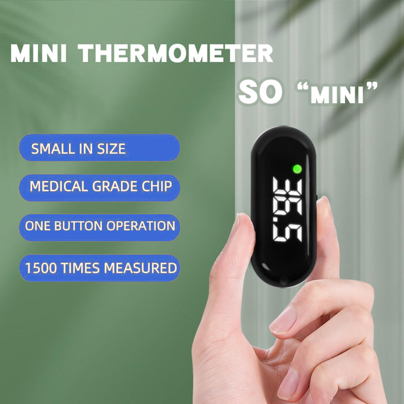 [Australia] - Medical Forehead Thermometer, Rechargeable Thermometer for Adults and Kids, Portable Infrared Digital Thermometer with Fever Alarm and LCD Display, Fast Accurate 1s Instant Results (Black) 