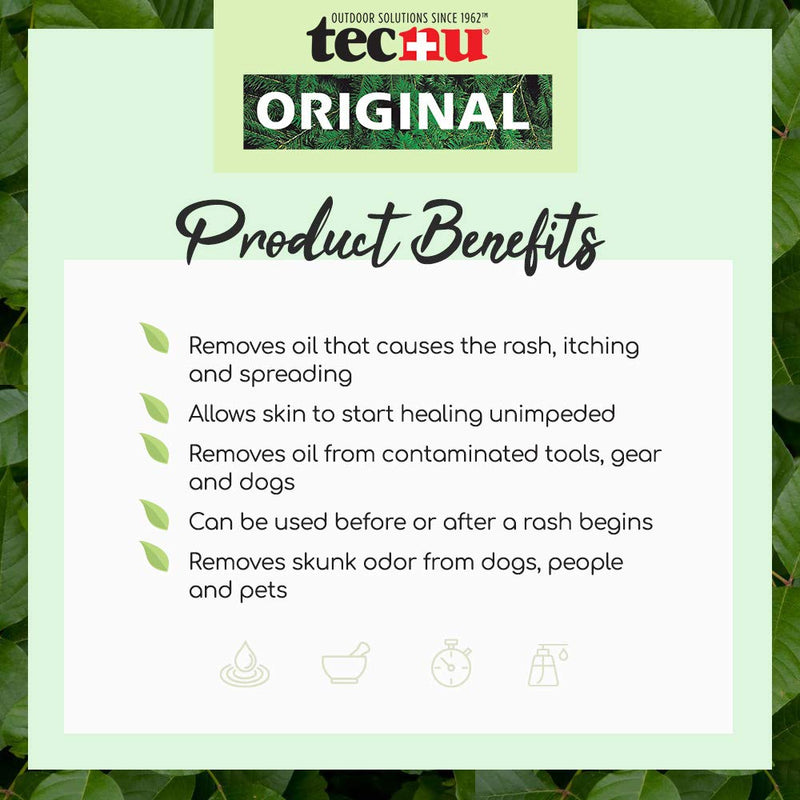 [Australia] - Tecnu Original Poison Oak & Ivy Outdoor Skin Cleanser, 12 Fl Oz, First Step in Poison Ivy Treatment, Removes Rash Causing Oils from Skin, Gear, Clothing, Tools and Removes Skunk Odor from Dog Fur Pack of 1 