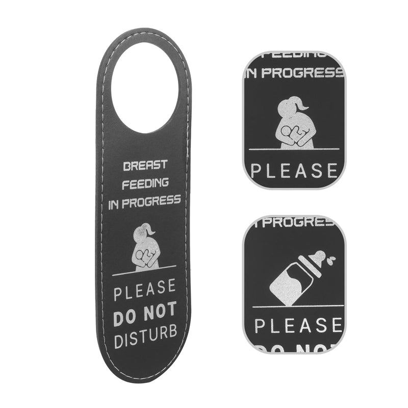 [Australia] - ifundom Breastfeeding Tips Emblems Door Handle Door Knob Baby Hangers Coat Hangers Nursing Room Door Sign Lactation Room Do Not Disturb Sign Identification Plate Leather Work To Pump Water 