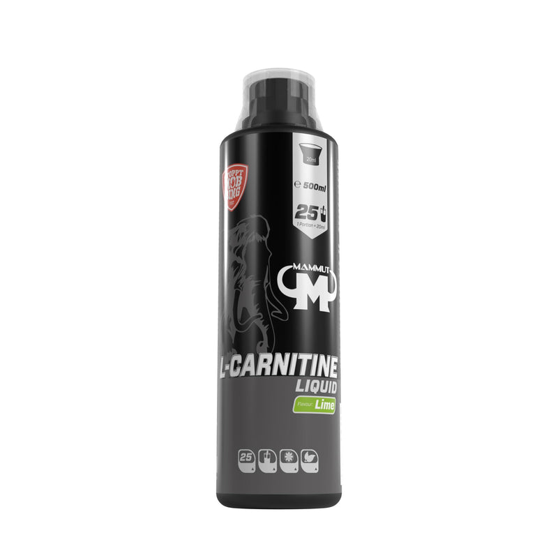 [Australia] - Mammut Nutrition Mammut L-Carnitine Liquid, Lime Flavor, 500 ml, Pack of 5 (5 x 500 ml) Lemon 500 ml (Pack of 5) 