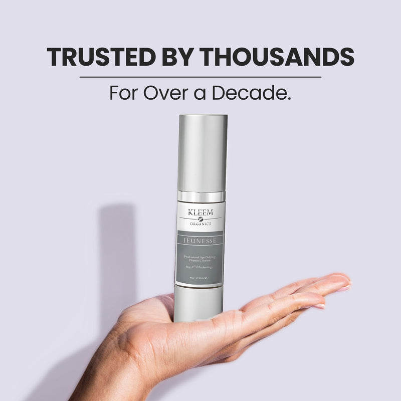 Kleem Vitamin C Serum for Face - Anti-Aging & Brightening - 1.7 oz | Illuminates dull skin & diminishes dark spots for a healthy, glowing complexion. Cruelty Free, EWG Verified & Made in the USA 1.7 Fl Oz (Pack of 1)