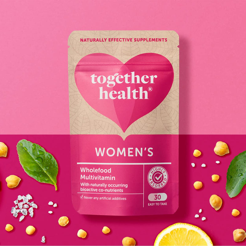 Women’s Multi Vitamin & Mineral – Together Health – Specially Formulated for Women – 22 Nature-Based Nutrients – Vegan Friendly – Made in The UK – Pack of 2-60 Vegecaps Unflavoured 2 count (Pack of 1)