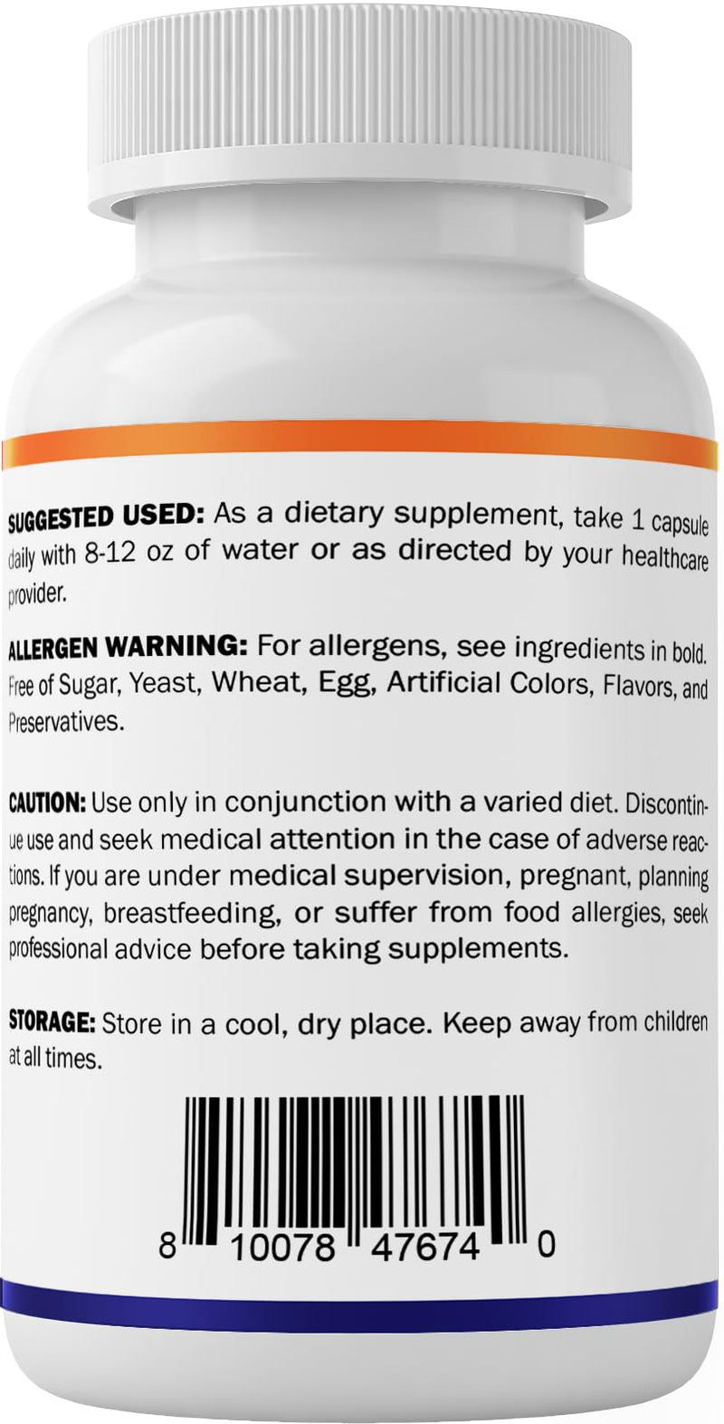 Vitamatic R-5-P Riboflavin-5-Phosphate (Vitamin B2) 50 mg | 120 Capsules | High Potency, Easy-to-Swallow Vegetarian Capsules