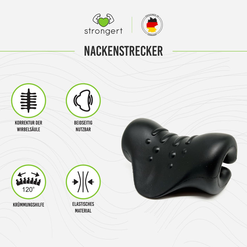 [Australia] - STRONGERT neck stretcher, neck and shoulder relaxer, posture correction of neck muscles, orthopedic cervical traction device for pain relief from headaches and neck pain 