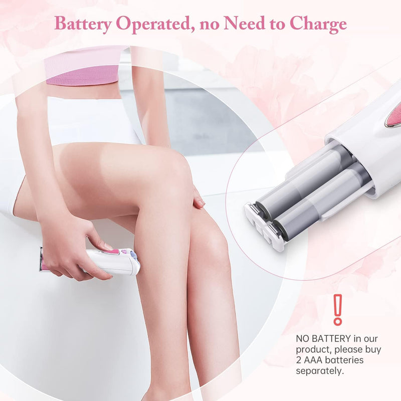 [Australia] - Mini Epilator, Facial Hair Remover for Women, Full Body Smooth Glide Epilator, Portable Electric Lady Shaver for Face, Armpits, Arms, Bikini, and Legs, with 9-Tweezers with LED for Precision Pink-mn-10 