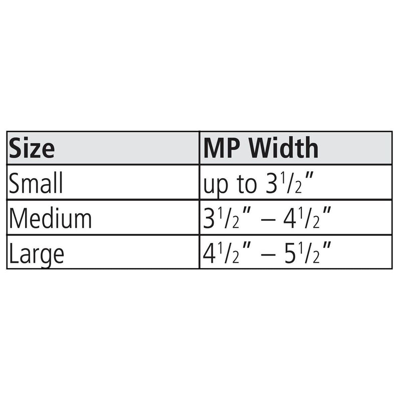 Rolyan Preformed Anti-Spasticity Ball Splint, Right Medium, White Small Left