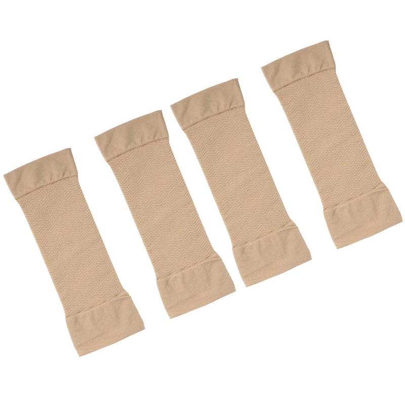[Australia] - LIOOBO 2 Pairs Compression Arm Sleeves Lymphedema Arm Warmer Shaper Arm Sleeves Arm Socks Arm Cuff Compression Sleeve for Elbow Arm Sleeve 