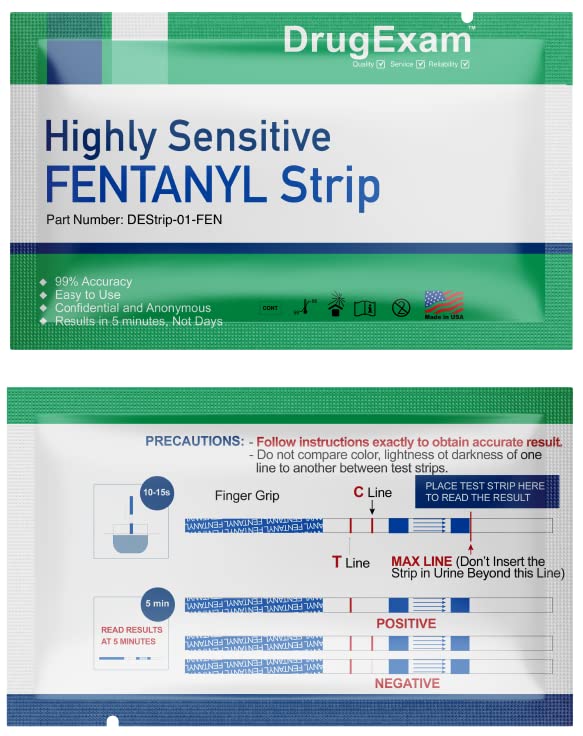 10 Pack - FYN Strips for Rapid Detection, Urinary Drug Testing, One-Step Quick Results, Easy-Read Urine Drug Test Strips. 10