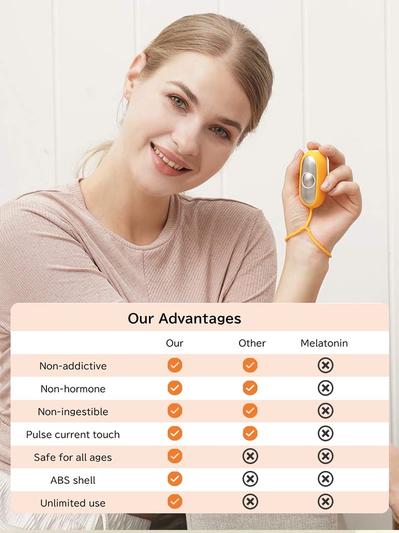 [Australia] - Sleep Instrument,Brain Massage Adjust Heart Rate,Headache Focus Attention,Small and Easy to Carry,Improve Deep Sleep　 (Purple) Purple 