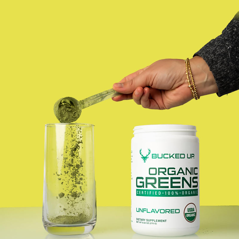[Australia] - Greens Superfood Powder Unflavored | 8 Most Essential Mixed Greens | Certified 100% Organic | Chlorella, Spinach, Kale, Spirulina, Alfalfa, Broccoli, Wheat Grass, & Barley Grass | 30 SERV | 9.52 OZ 