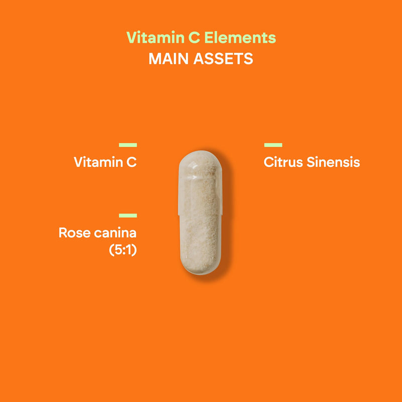 Vitamin C 1000 mg with Rosehip + Ascorbic Acid + Bioflavonoids - 180 Capsules Nutralie