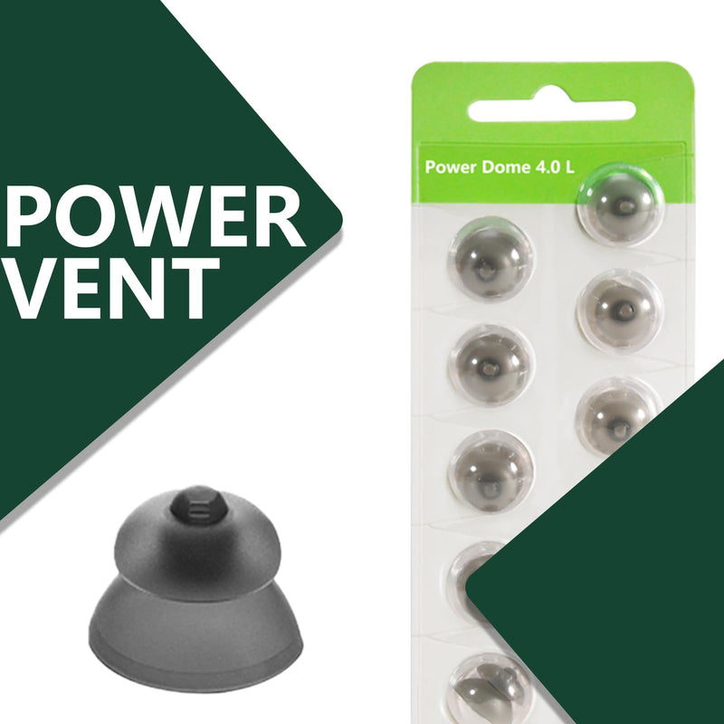 Hearing Aid Domes for Phonak Replacements, Phonak Hearing Aid Domes (Phonak Open Domes Large Size / 2 Packs）, Universal Domes for Phonak Hearing Aid Accessories. OPEN DOME L