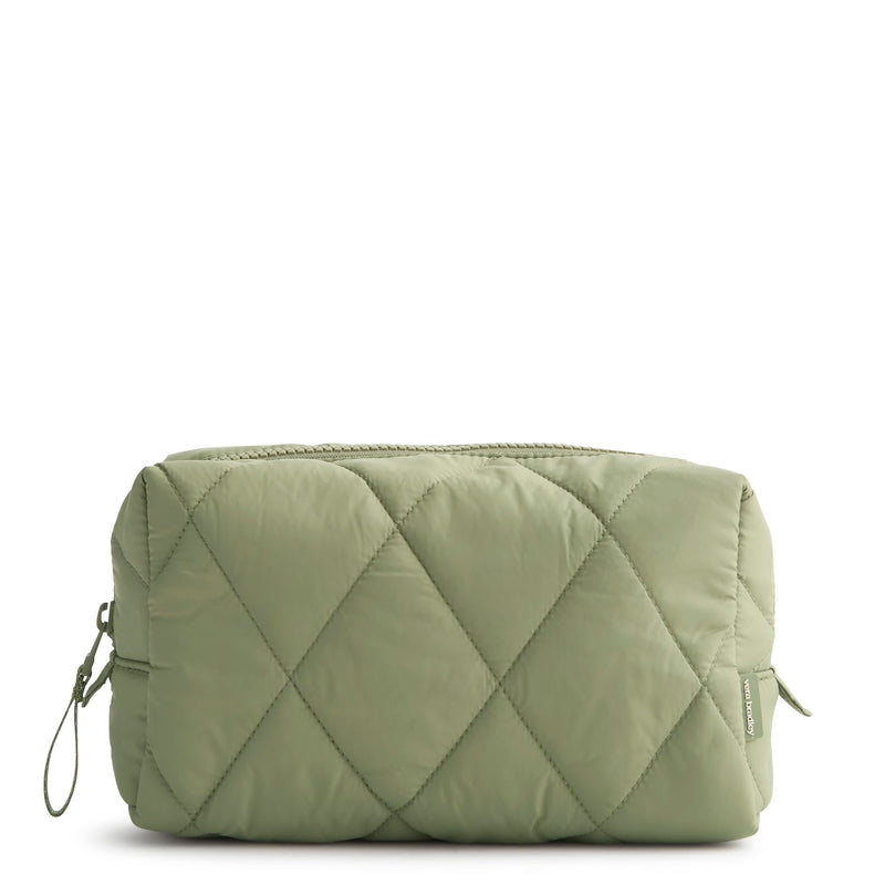 Vera Bradley Medium Cosmetic Bag, Deep Lichen Green