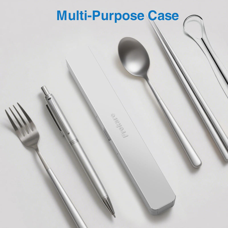 [Australia] - Toothbrush Travel Case Aluminum, Manual Tooth Brush Holder for Traveling, Portable Toothbrush Container for Bathroom, Camping, Business Trip, School (Silver) Silver 