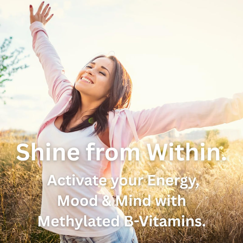 Paradise Herbs, Earth's Blend B-Complex, Methylated, Enzymatically Active Forms of B Vitamins + Superfoods, Supports Energy & Immunity, 60 Capsules (Pack of 2) 60 Count (Pack of 2)