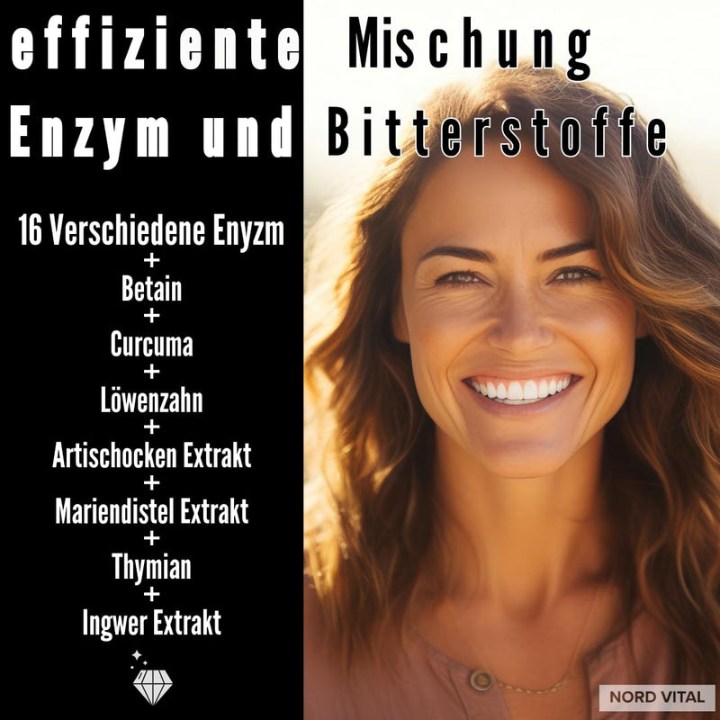 [Australia] - Enzyme complex with 23 active ingredients - 180 gastro-resistant capsules - enzymes and bitter substances - bromelain, papain, amylase, lipase, protease, lactase, betaine HCL, ginger, curcuma... - Vegan 